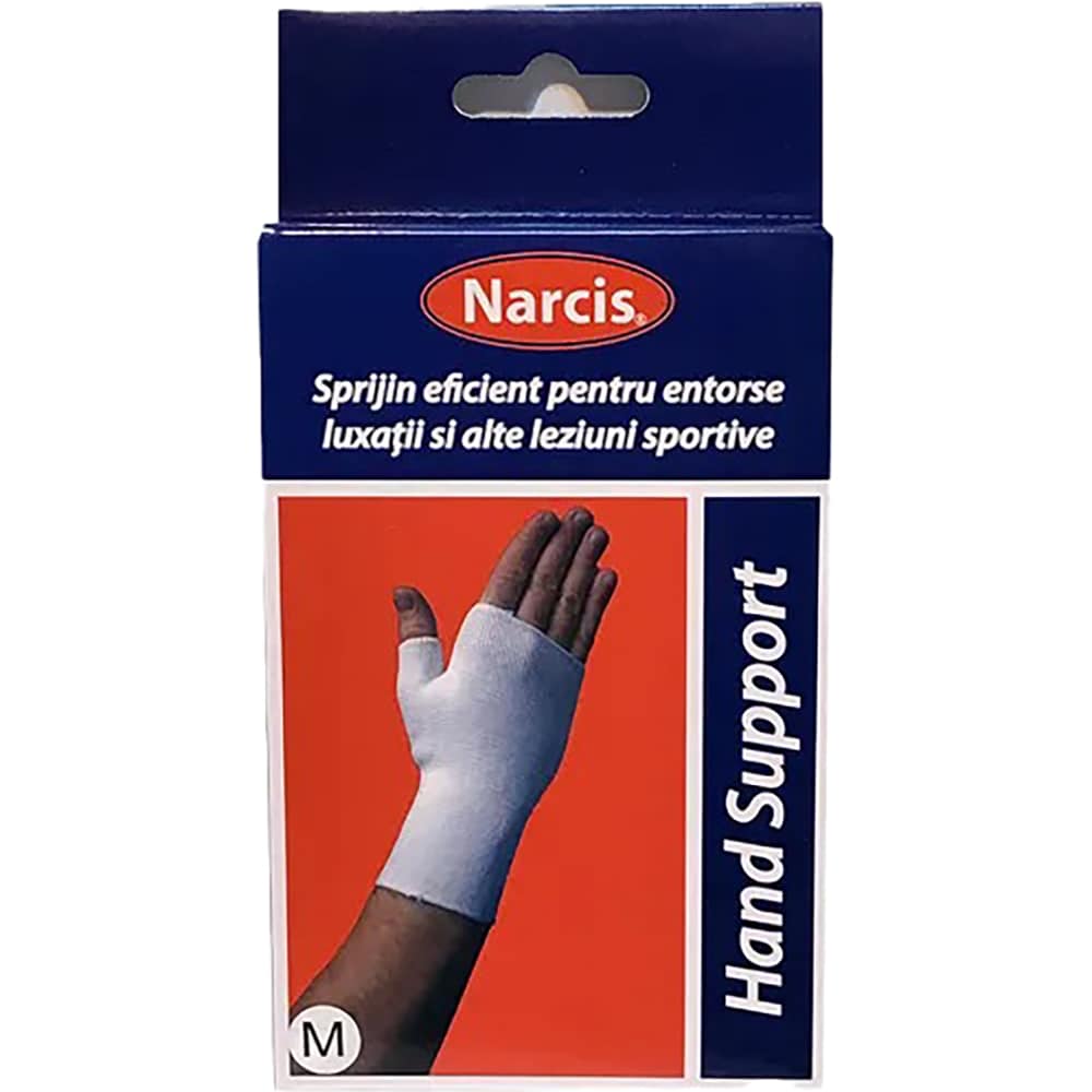 Manseta elastica NARCIS, alb Marime M