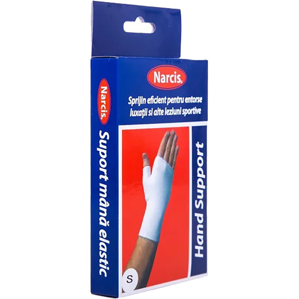 Manseta elastica NARCIS, alb Marime S