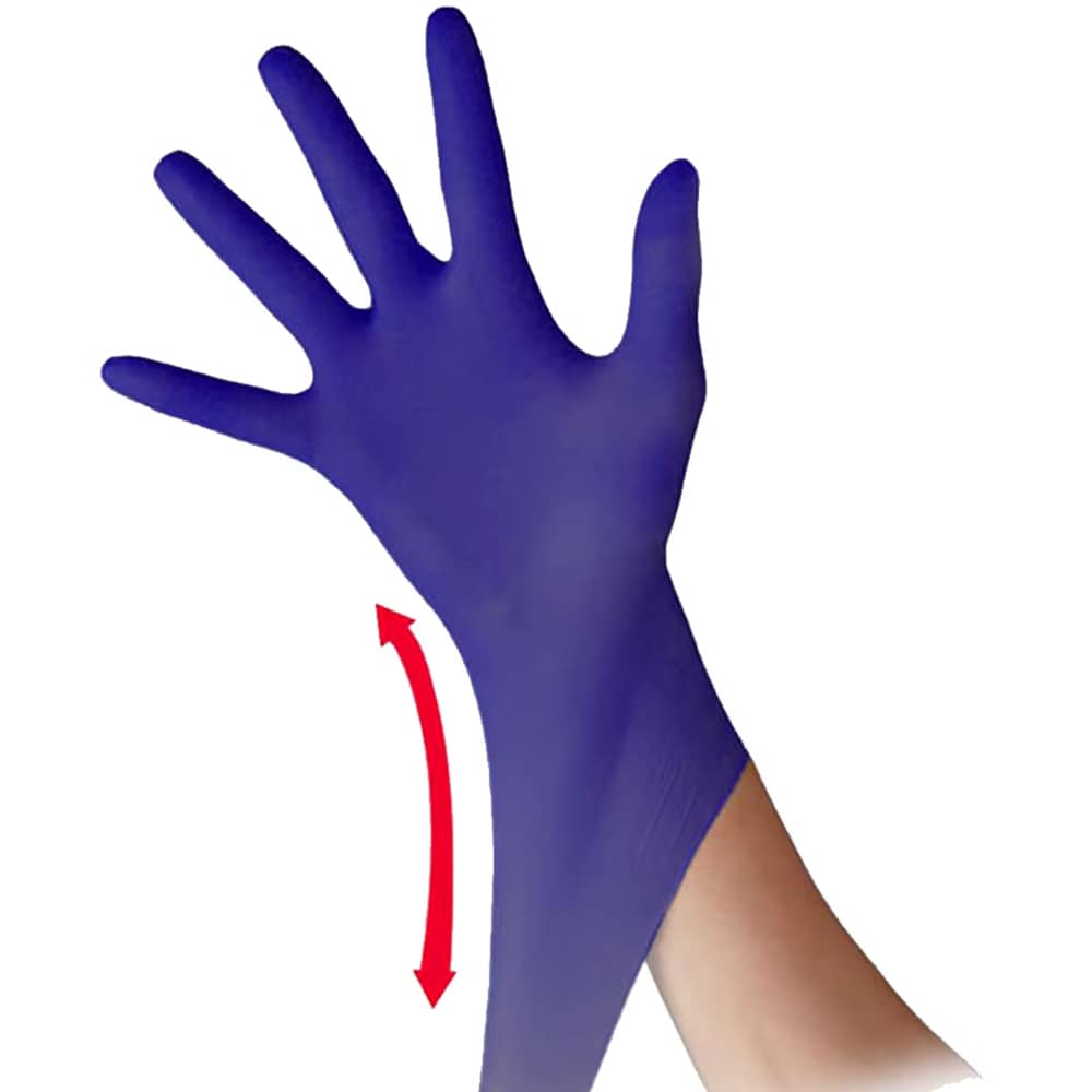 Manusi examinare nepudrate EVRIKA 1006377, nitril, marimea M, 100 buc