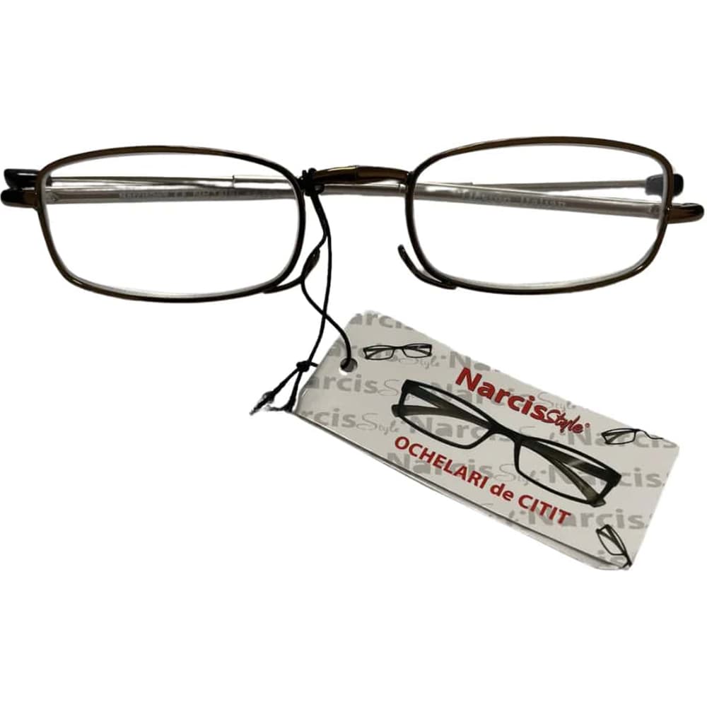 Ochelari de citit clasici pliabili cu husa Narcis Style, 1.00+