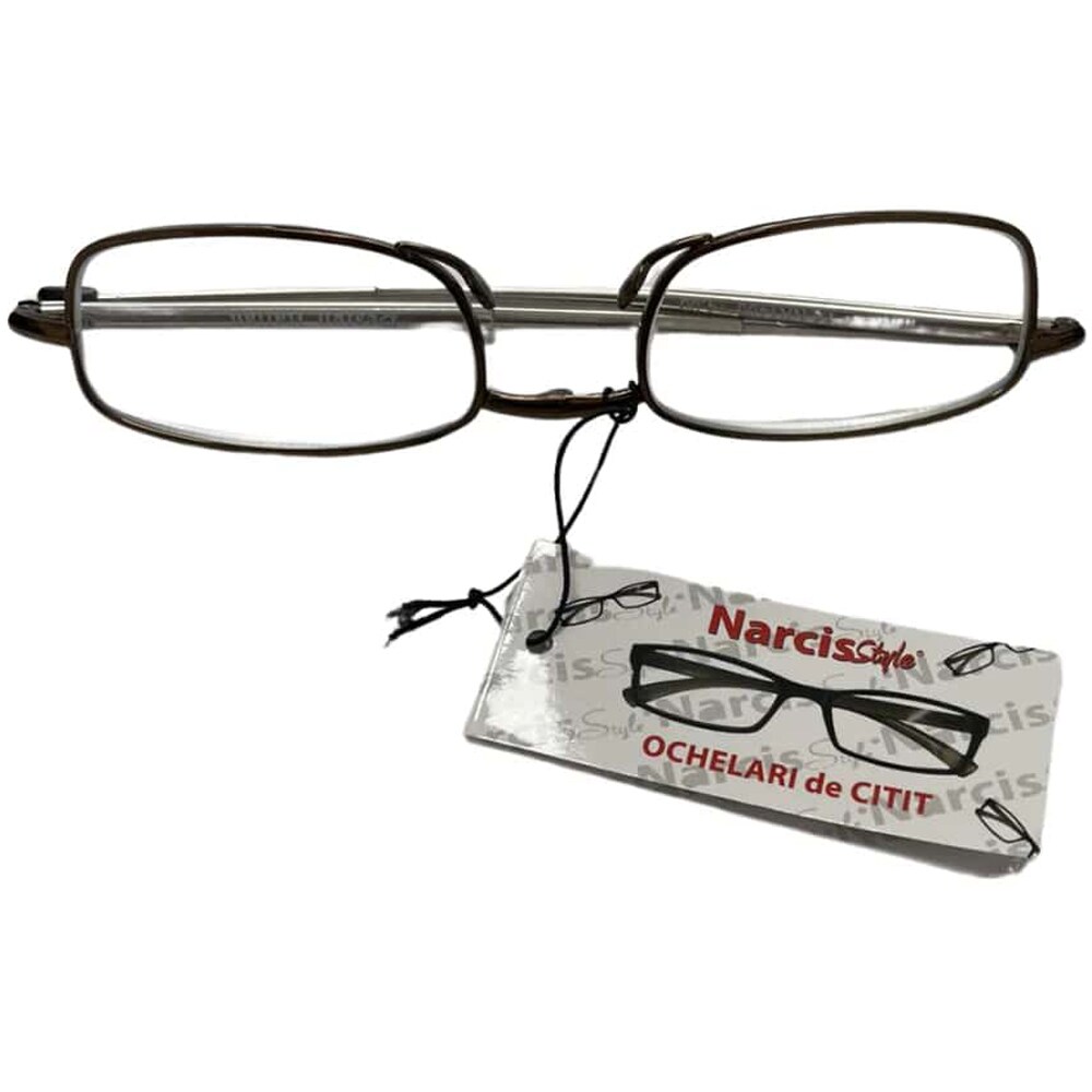 Ochelari de citit clasici pliabili cu husa Narcis Style, 2.50+