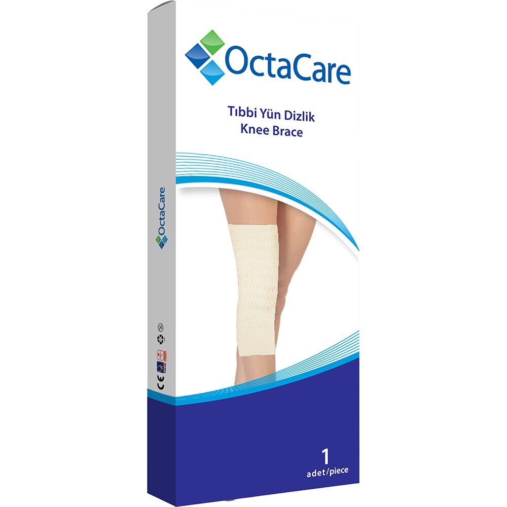 Genunchiera OCTACARE, Marime L (40-44 cm), bej