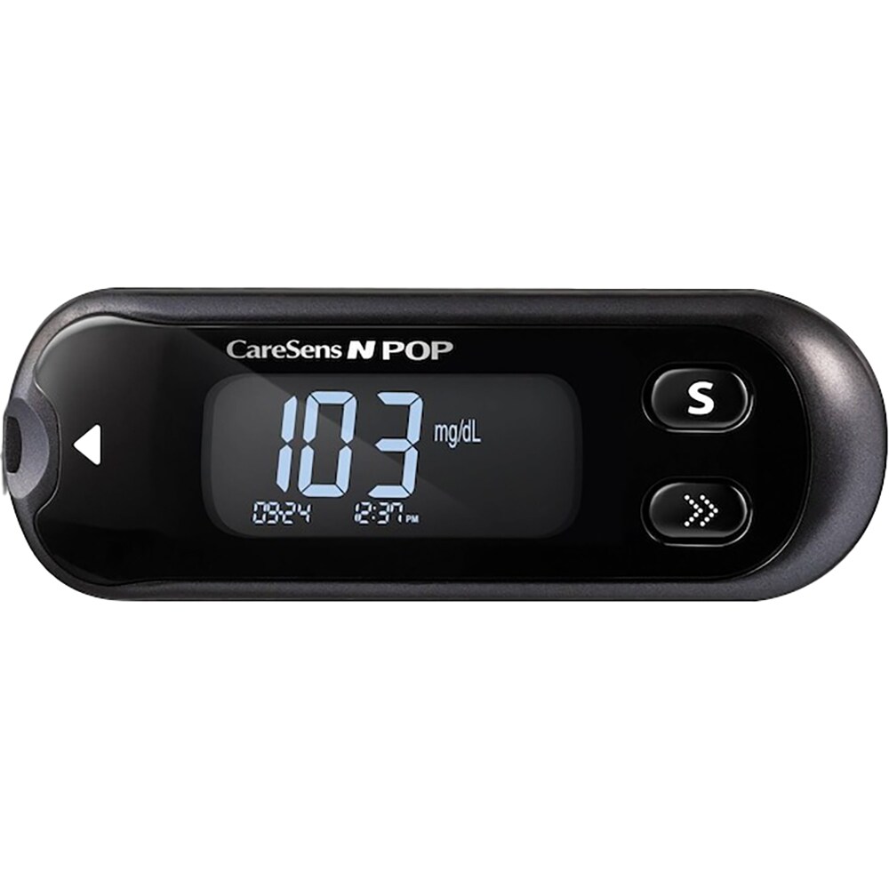 Glucometru i-SENS Caresens N Pop, 10 teste, 1000 memorii, negru