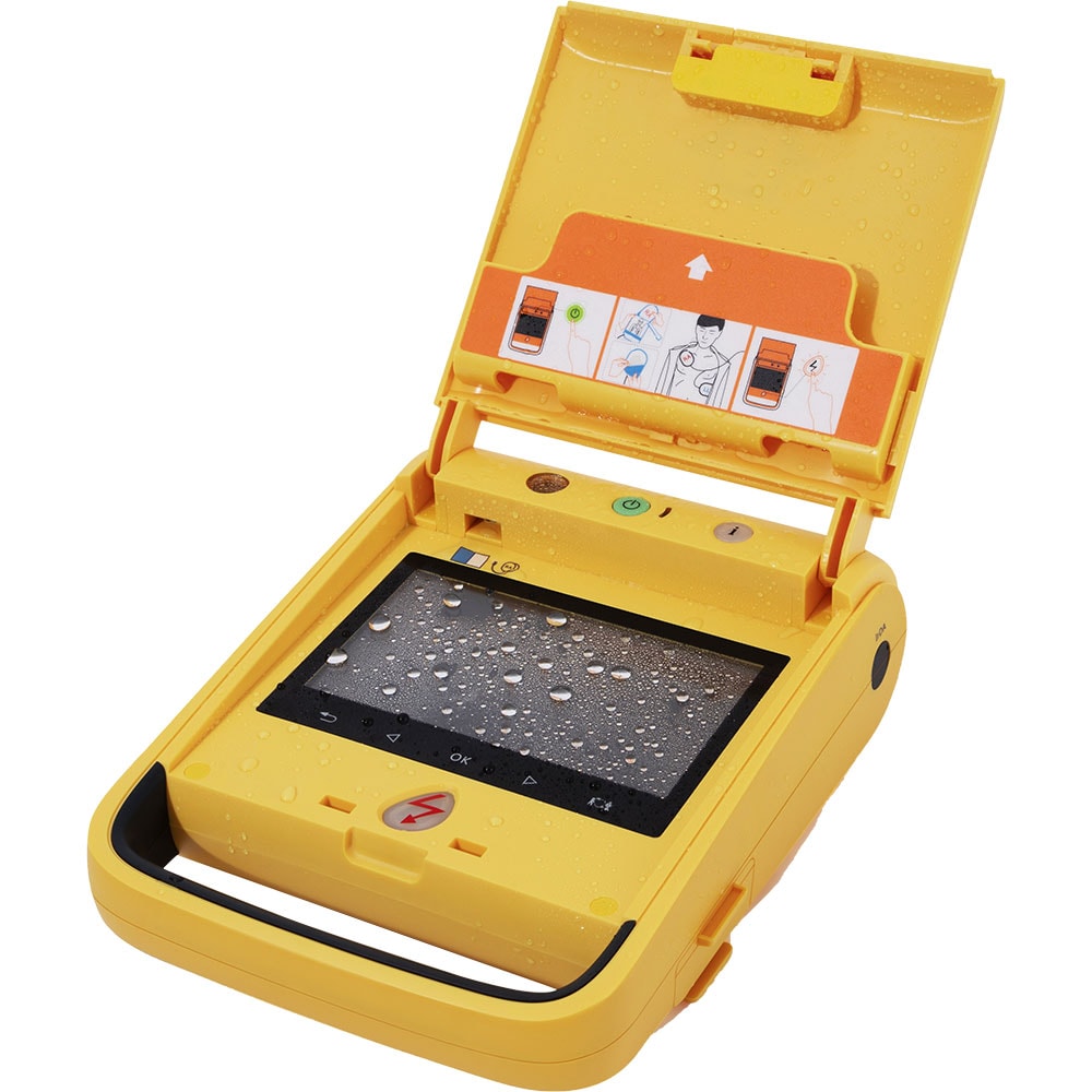 Defibrilator extern automat AMOUL I5 AED, Acumulator Li-Ion, galben