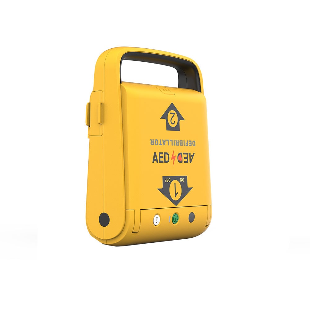 Defibrilator extern automat AMOUL I5 AED, Acumulator Li-Ion, galben