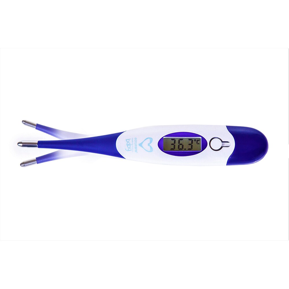 Termometru digital cu cap flexibil EASYCARE EASY00081, alb-albastru