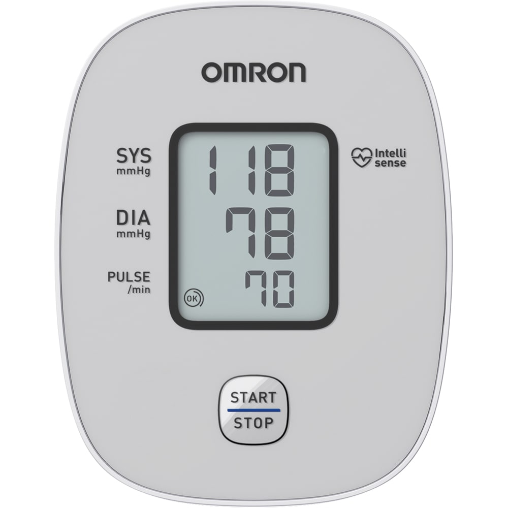 Tensiometru digital de brat OMRON M2 Basic, alb