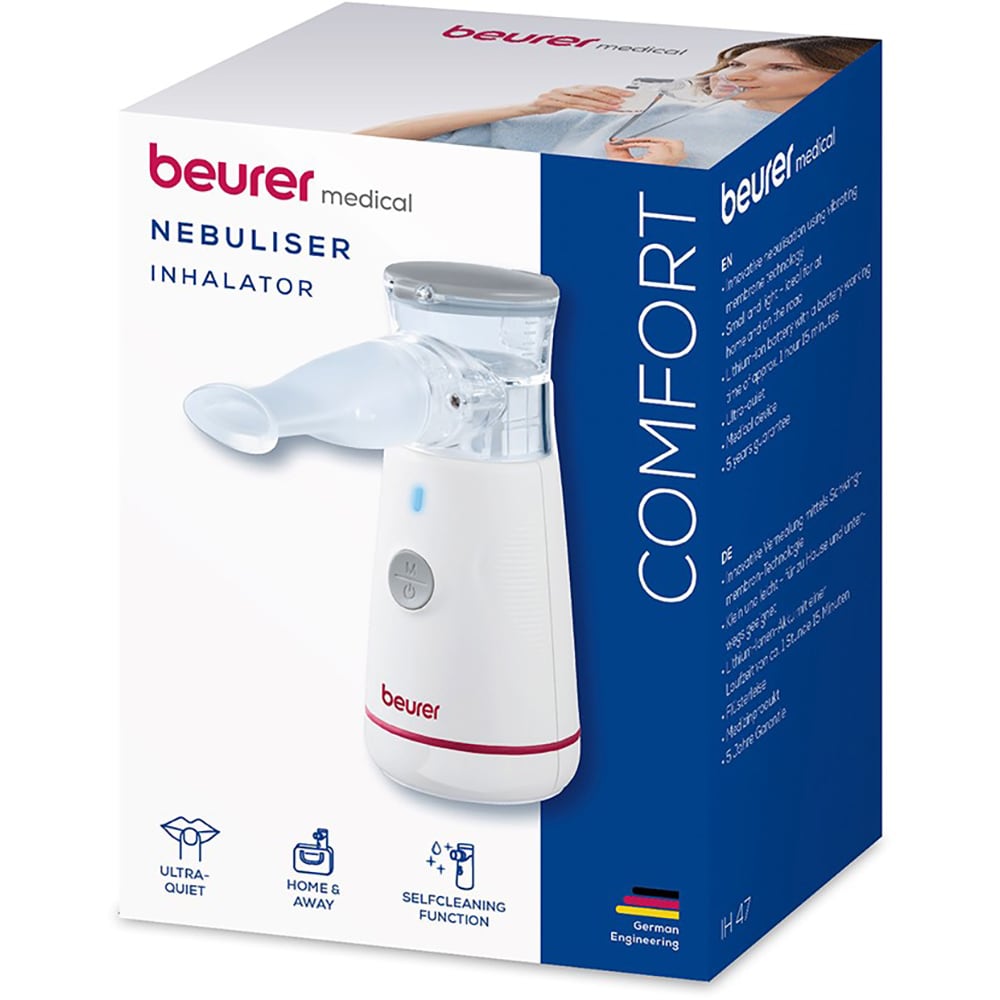 Aparat de aerosoli cu ultrasunete BEURER IH47, alb-rosu 