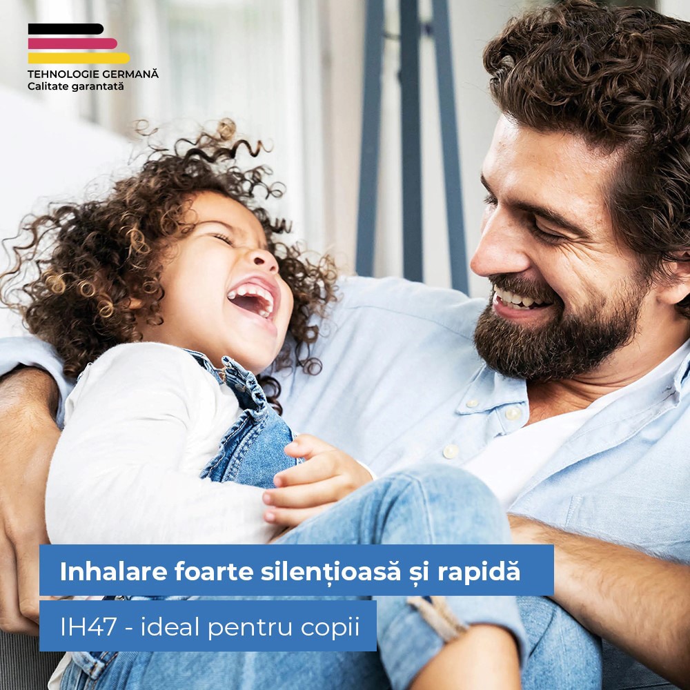 Aparat de aerosoli cu ultrasunete BEURER IH47, alb-rosu 