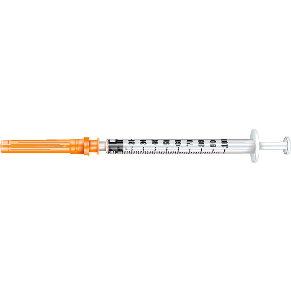 Seringa insulina cu ac detasabil PIC Solution Insumed, 1ml 28gX1/2, 100 bucati