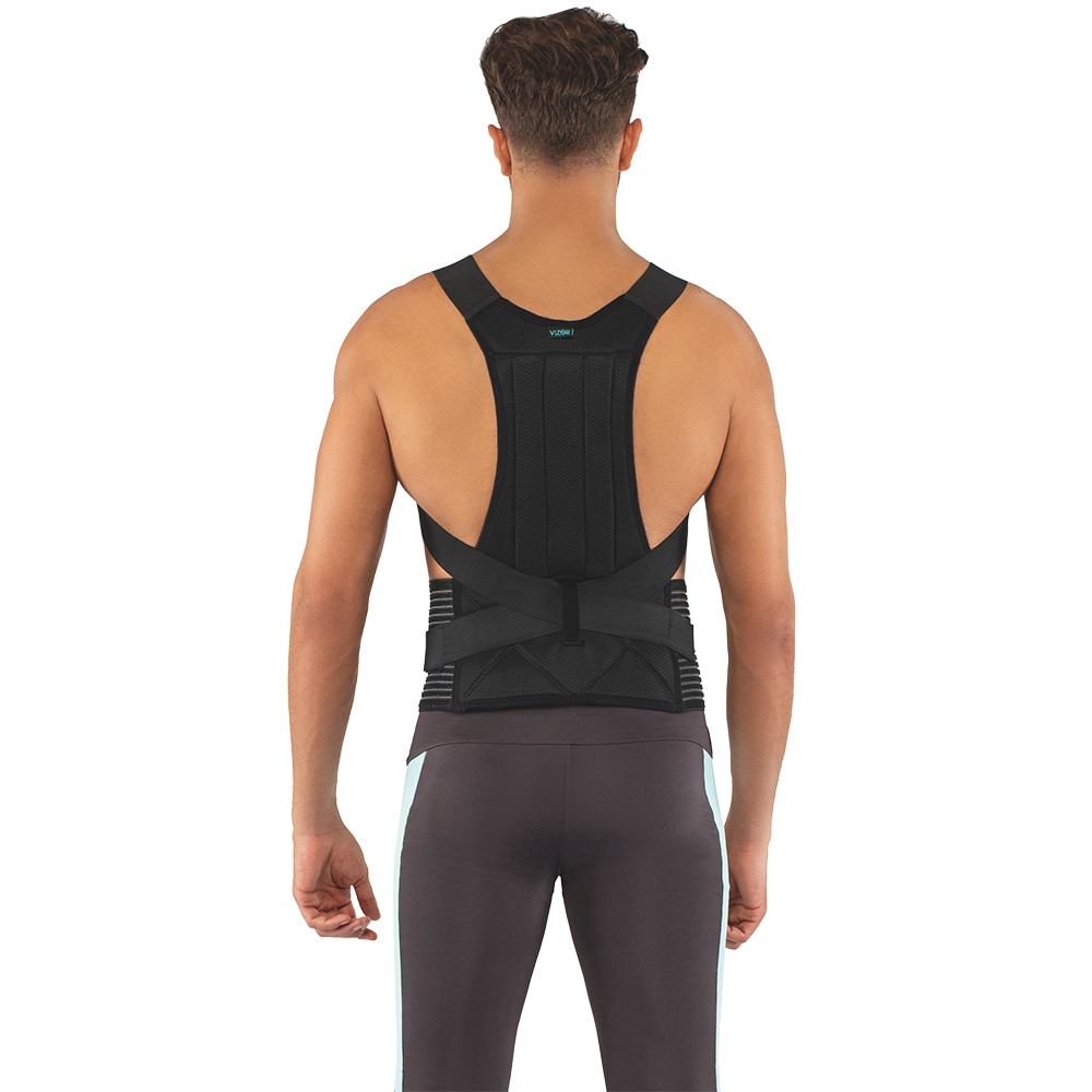 Orteza corset corectoare postura spate posturex plus VIZOR 162, marime universala, negru