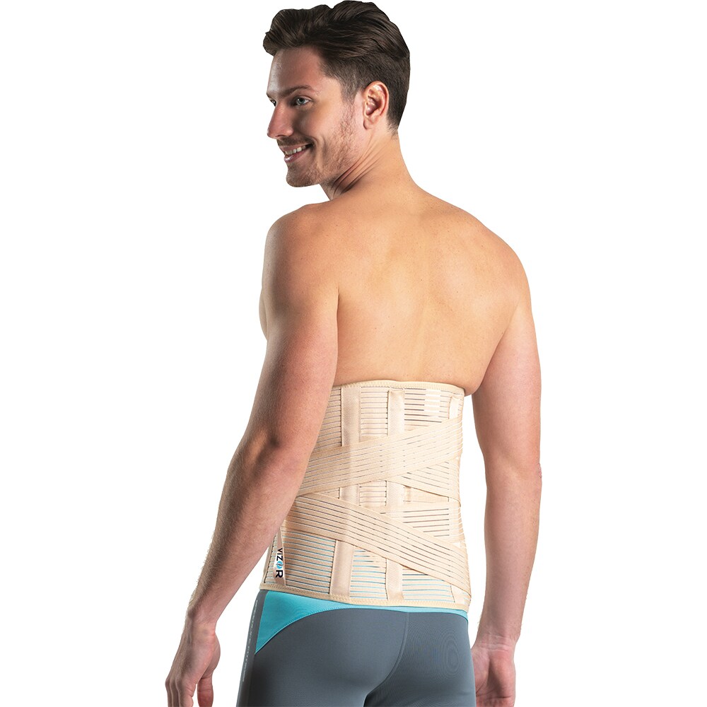 Orteza corset lombosacral VIZOR 320-K, marimea XL, bej