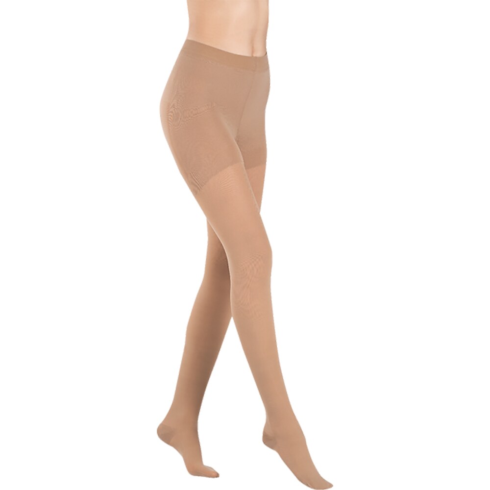 Strampi compresivi cu chilot VIZOR 5204-K, clasa II, varf deschis, marimea 3, maro