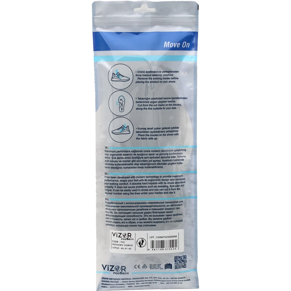 Talpici Memory Force VIZOR 742, marimea XL, gri