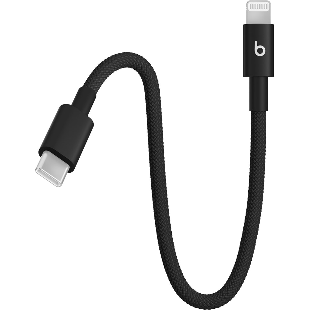 Cablu date BEATS MEQM4ZM/A, USB-C - Lightning, 0.2m, negru