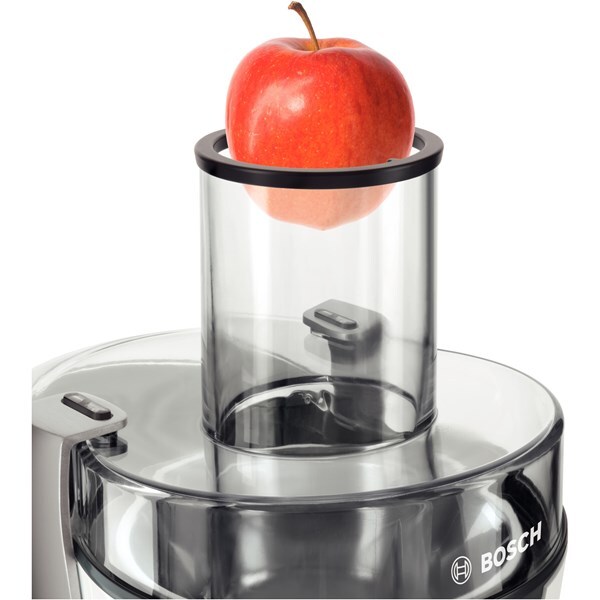 Storcator fructe si legume BOSCH MES25A0, 1.25l, 700W, 2 trepte viteza, alb-gri antracit