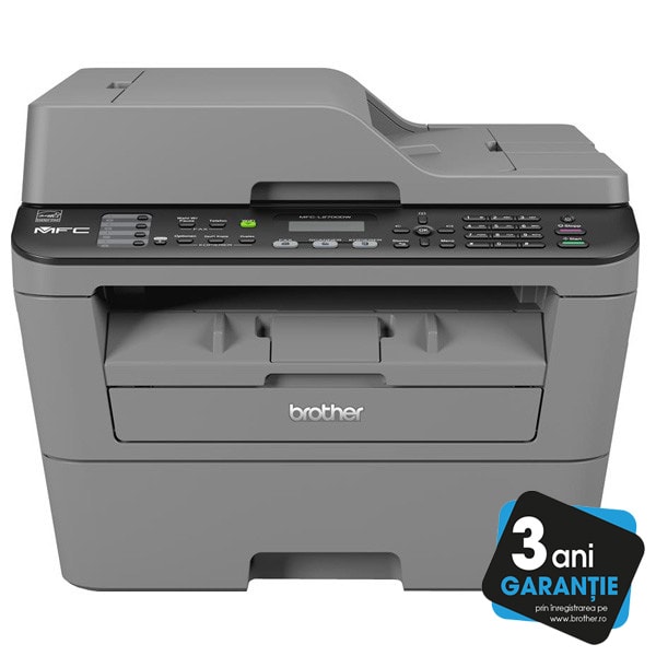Multifunctional laser monocrom BROTHER MFC-L2700DW, A4, USB, Retea, Wi-Fi