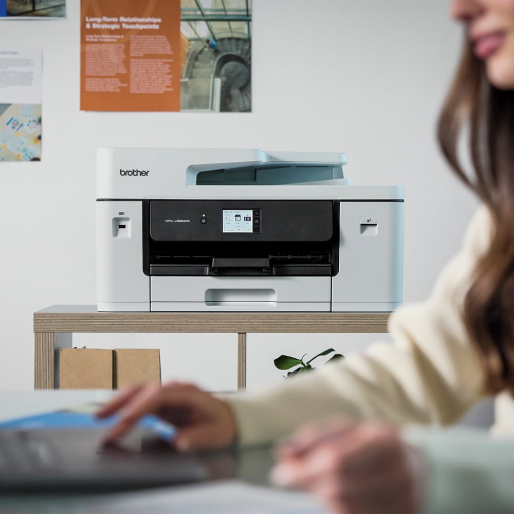 Multifunctional inkjet color BROTHER MFC-J3660DW, A3, USB, Retea, Wi-Fi, Fax
