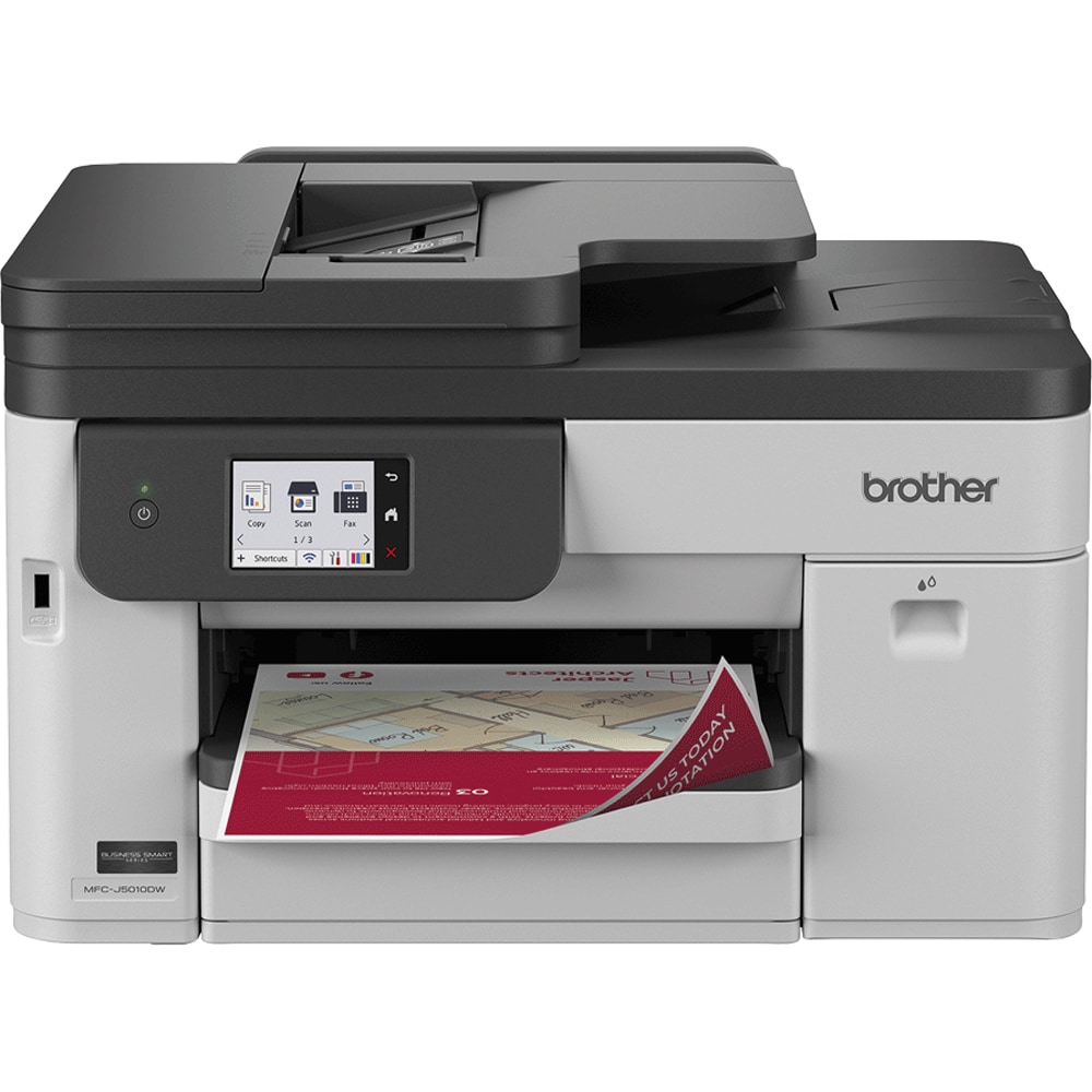Multifunctional inkjet color BROTHER MFC-J5010DW CISS, A4, USB, Wi-Fi, Retea, Fax