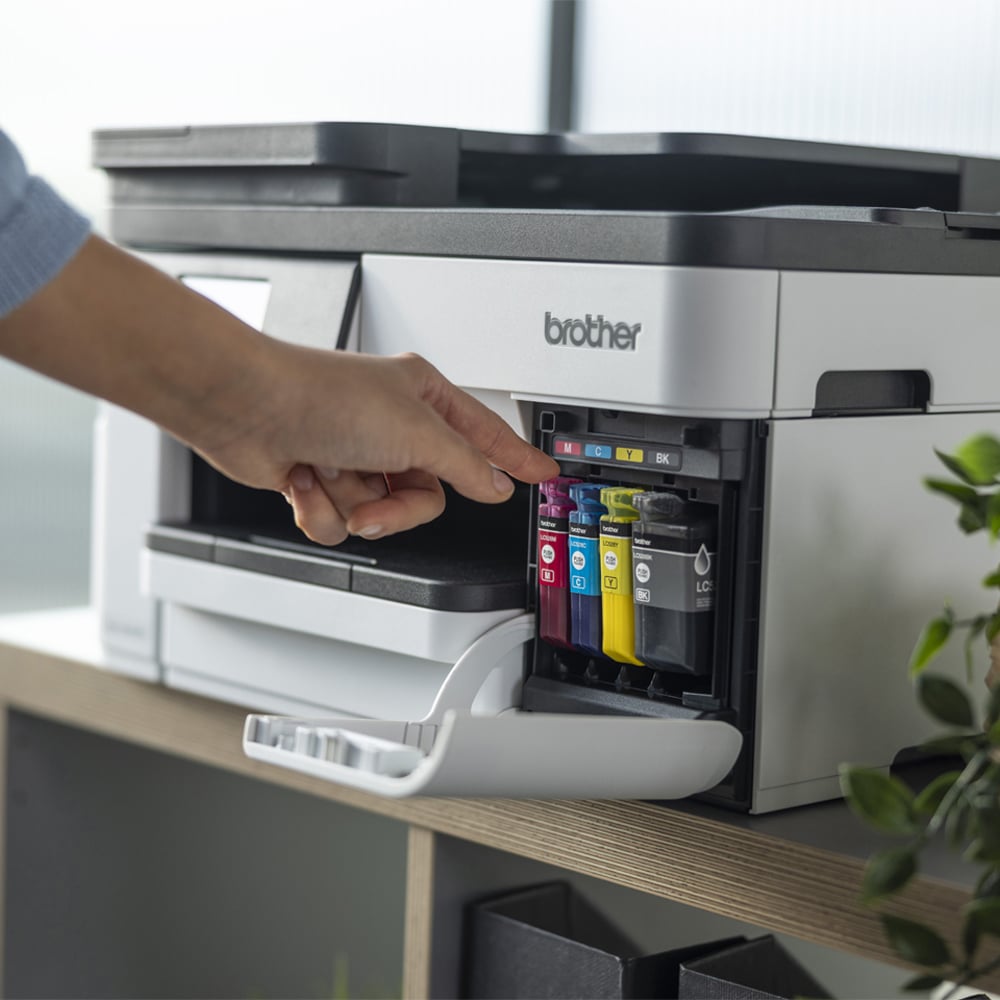 Multifunctional inkjet color BROTHER MFC-J5010DW CISS, A4, USB, Wi-Fi, Retea, Fax