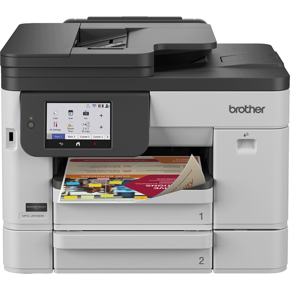 Multifunctional inkjet color BROTHER MFC-J5010DW CISS, A4, USB, Wi-Fi, Retea, Fax
