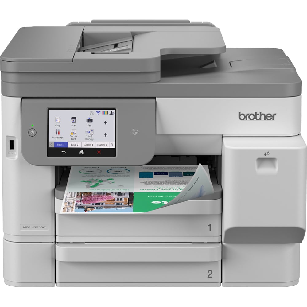 Multifunctional inkjet color BROTHER MFC-J5115DW CISS, A4, USB, Wi-Fi, Retea, Fax