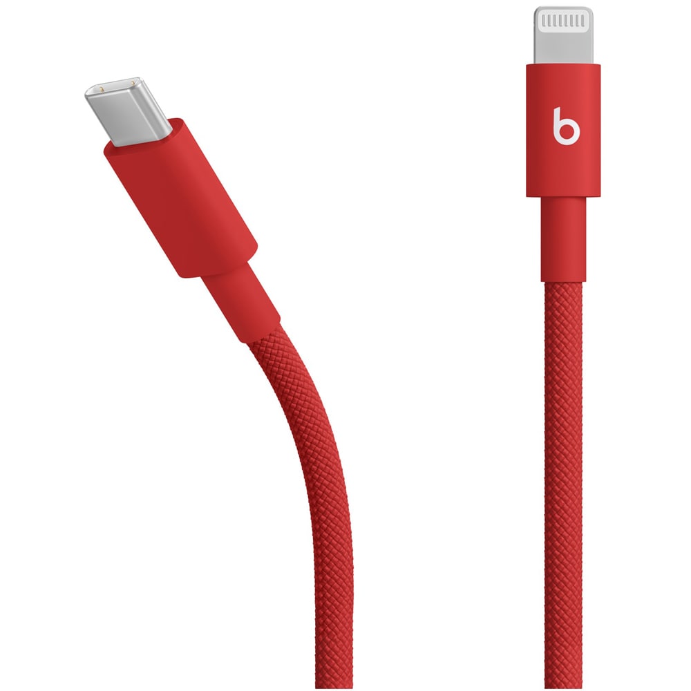 Cablu date BEATS MFEH4ZM/A, USB-C - Lightning, 1.5m, rosu