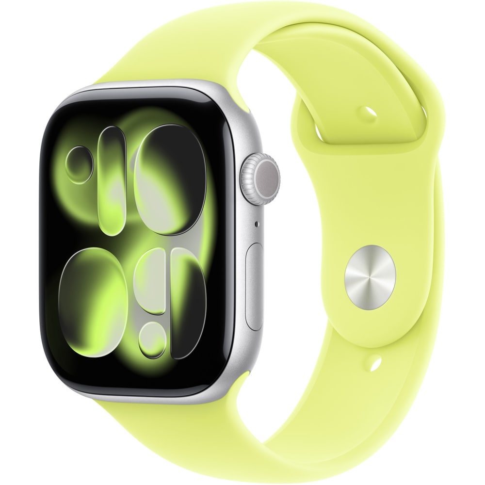 Bratara pentru APPLE Watch 46mm Neon Yellow Sport Band - M/L, MFGW4ZM/A