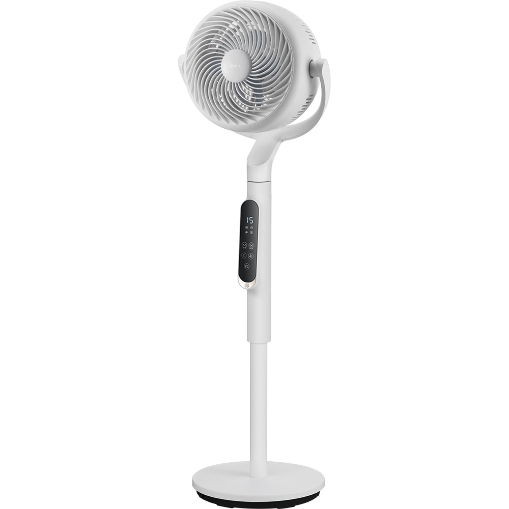 Ventilator cu picior MIDEA MFS242RDDW, 10 trepte de viteza, 18W, alb