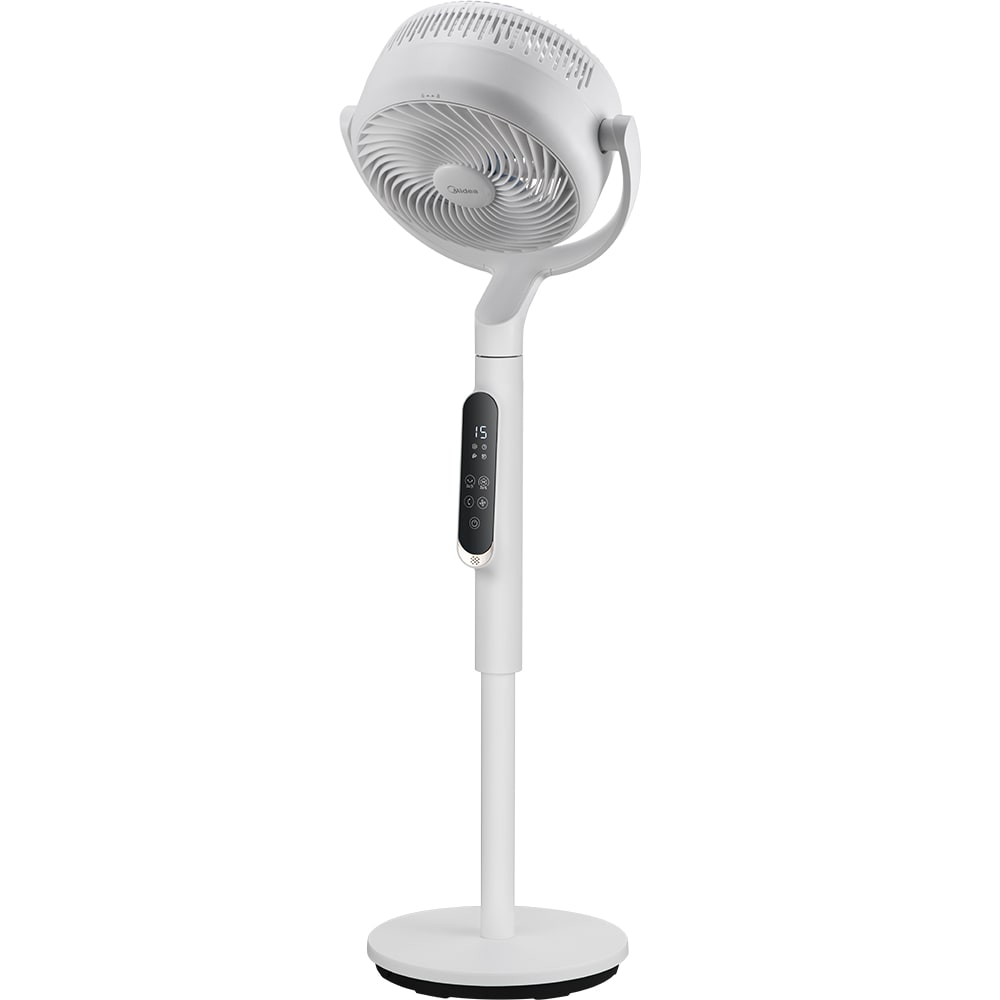 Ventilator cu picior MIDEA MFS242RDDW, 10 trepte de viteza, 18W, alb