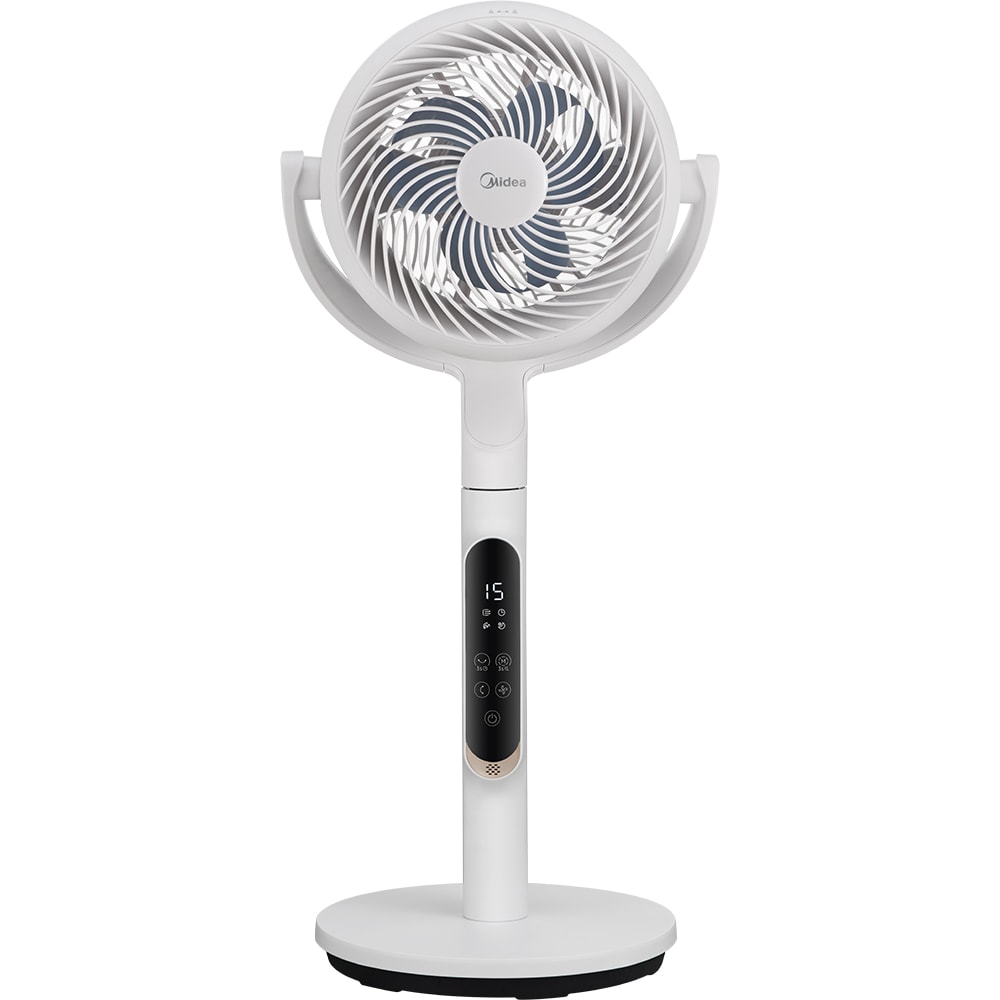 Ventilator cu picior MIDEA MFS242RDDW, 10 trepte de viteza, 18W, alb