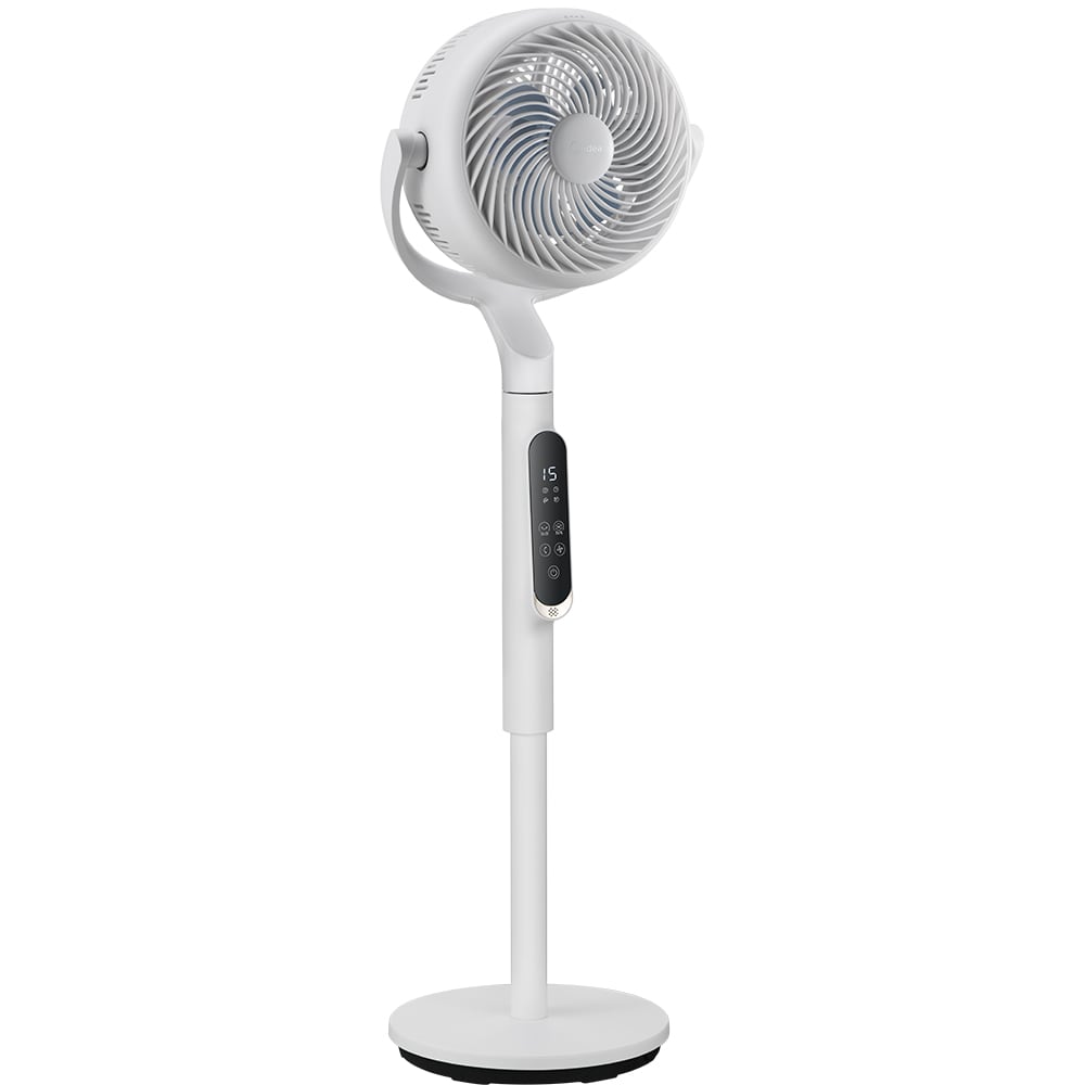 Ventilator cu picior MIDEA MFS242RDDW, 10 trepte de viteza, 18W, alb