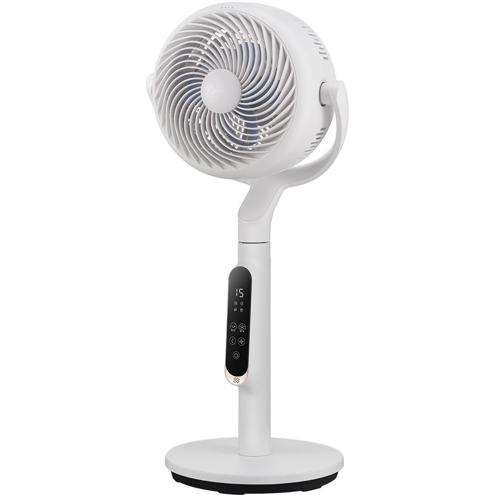 Ventilator cu picior MIDEA MFS242RDDW, 10 trepte de viteza, 18W, alb