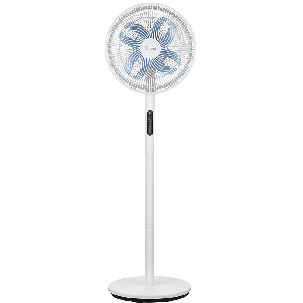 Ventilator cu picior MIDEA MFS352RDDW, 10 trepte de viteza, 30W, alb