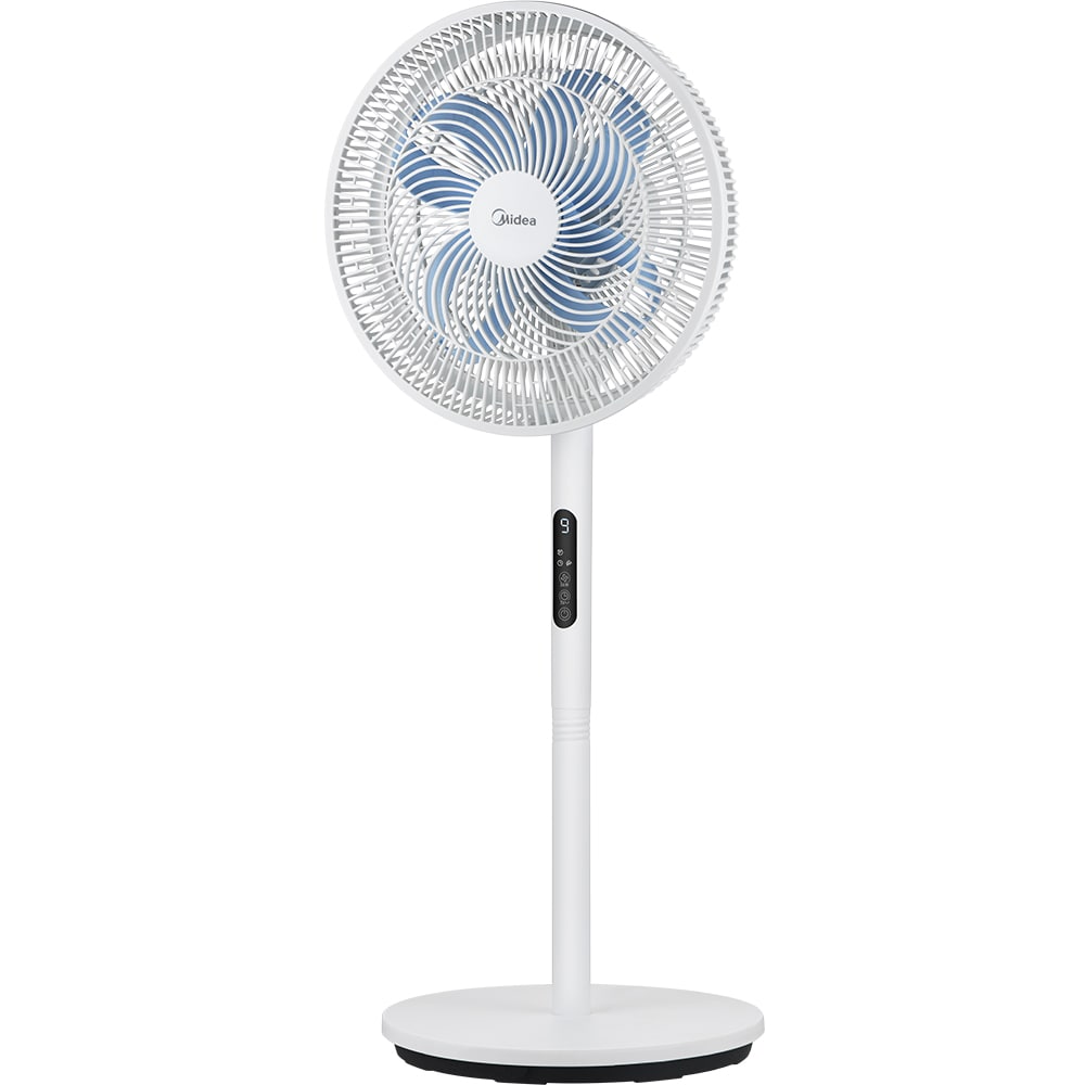 Ventilator cu picior MIDEA MFS352RDDW, 10 trepte de viteza, 30W, alb