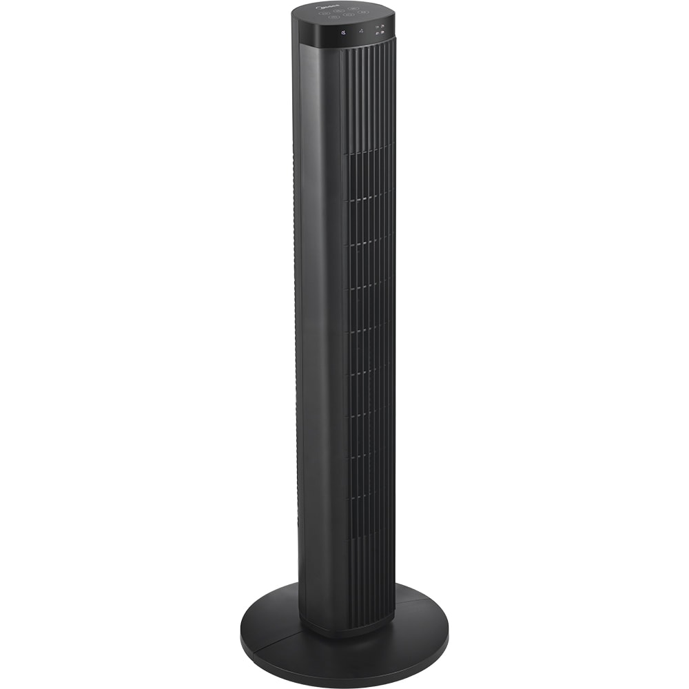 Ventilator turn MIDEA MFZ382R0DK, oscilatie de 65 grade, 4 trepte de viteza, motor DC, 45W, negru