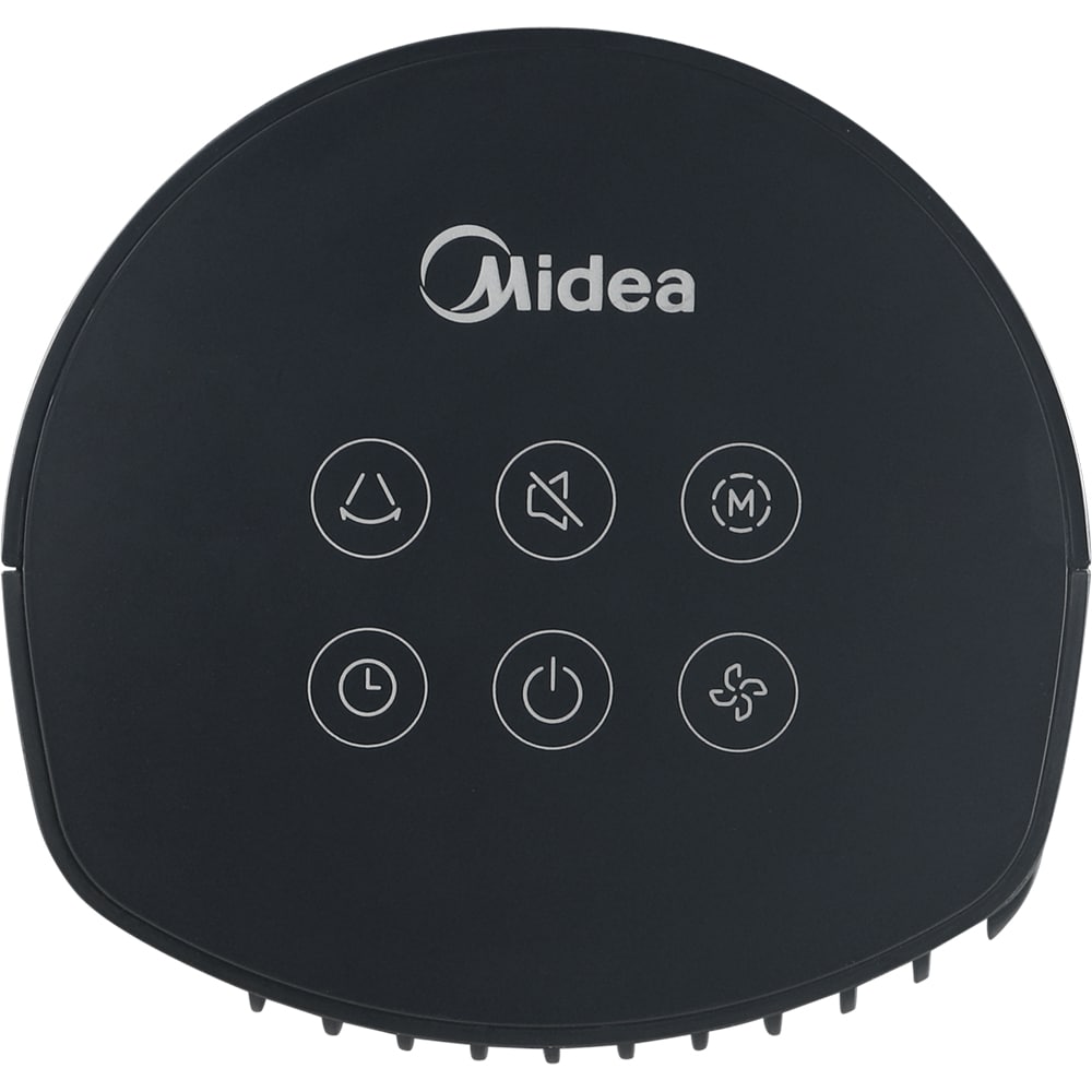 Ventilator turn MIDEA MFZ382R0DK, oscilatie de 65 grade, 4 trepte de viteza, motor DC, 45W, negru