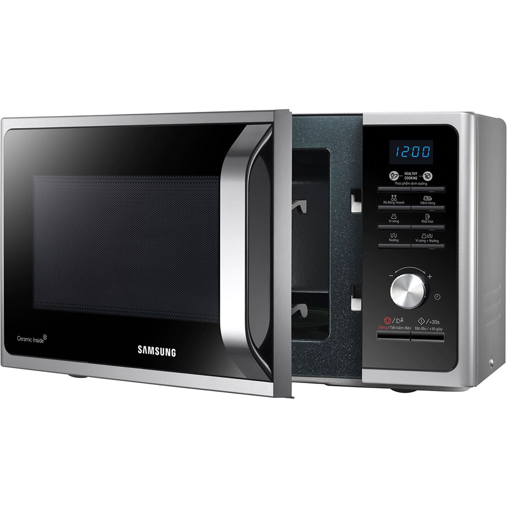 Cuptor microunde cu grill SAMSUNG MG23F301TAS, 23l, 800W, argintiu