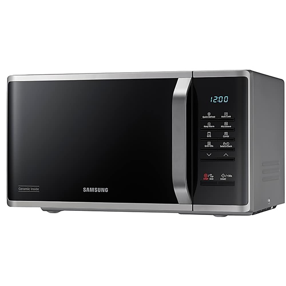 Cuptor microunde cu grill SAMSUNG MG23K3523AS/E2, 23 l, 800W, argintiu