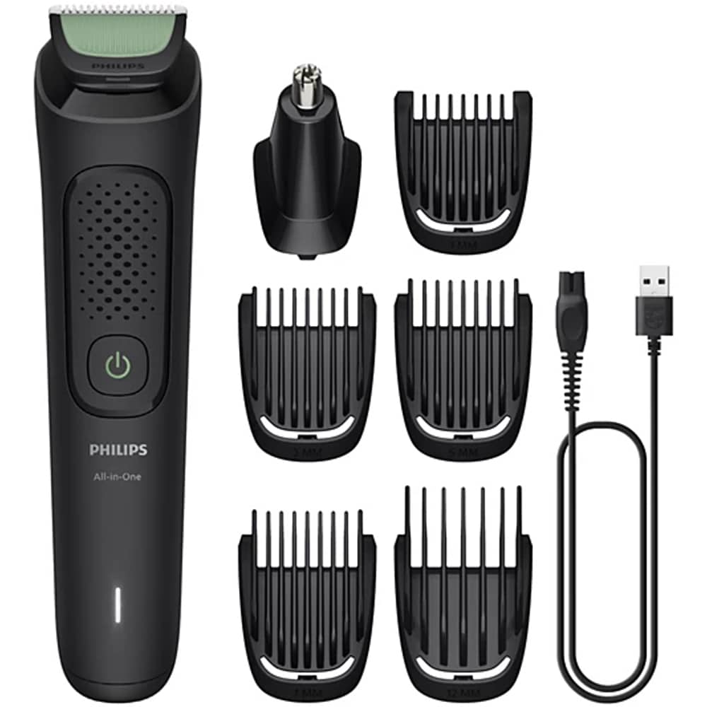Aparat de tuns multifunctional 7 in 1 PHILIPS Series 3000 MG3920/15, acumulator, autonomie 60 min, negru