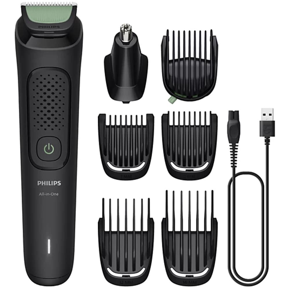 Aparat de tuns multifunctional 7 in 1 PHILIPS Series 3000 MG3930/15, acumulator, autonomie 60 min, negru