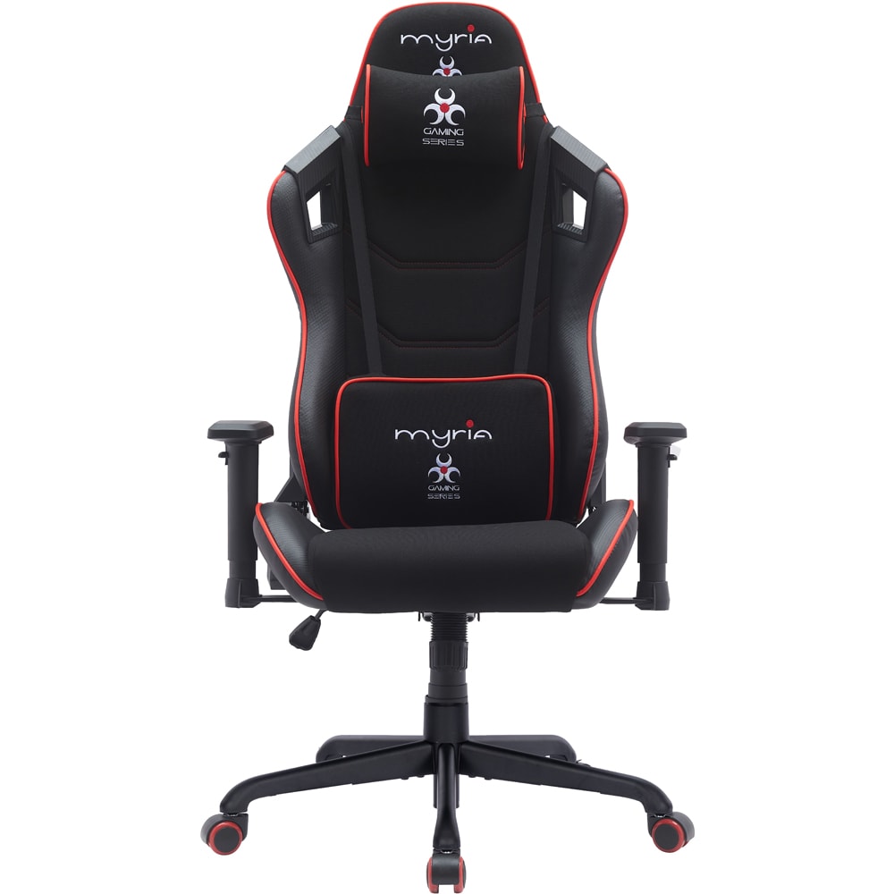 Scaun Gaming MYRIA MG7440, negru-rosu
