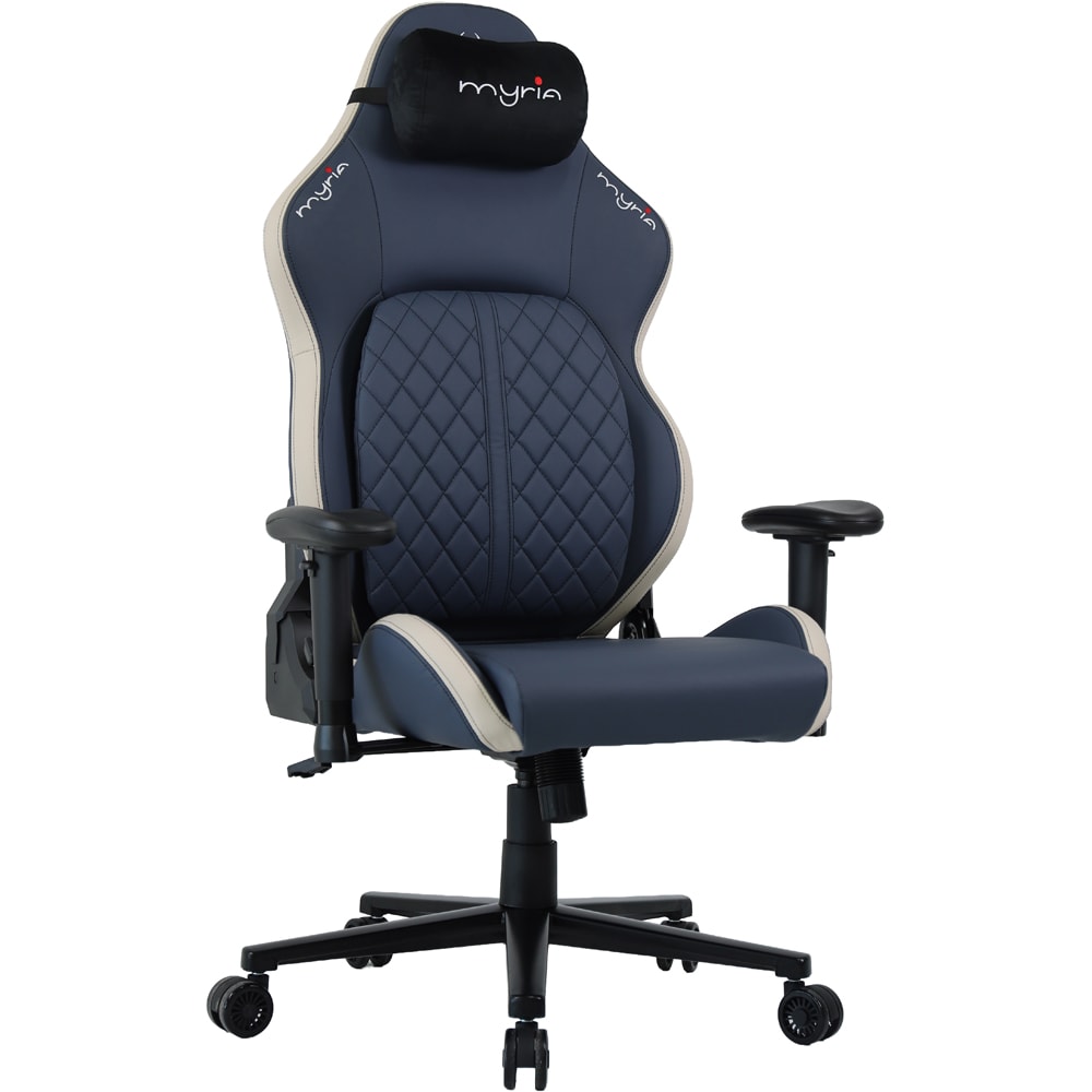 Scaun gaming MYRIA MG7444, albastru-bej
