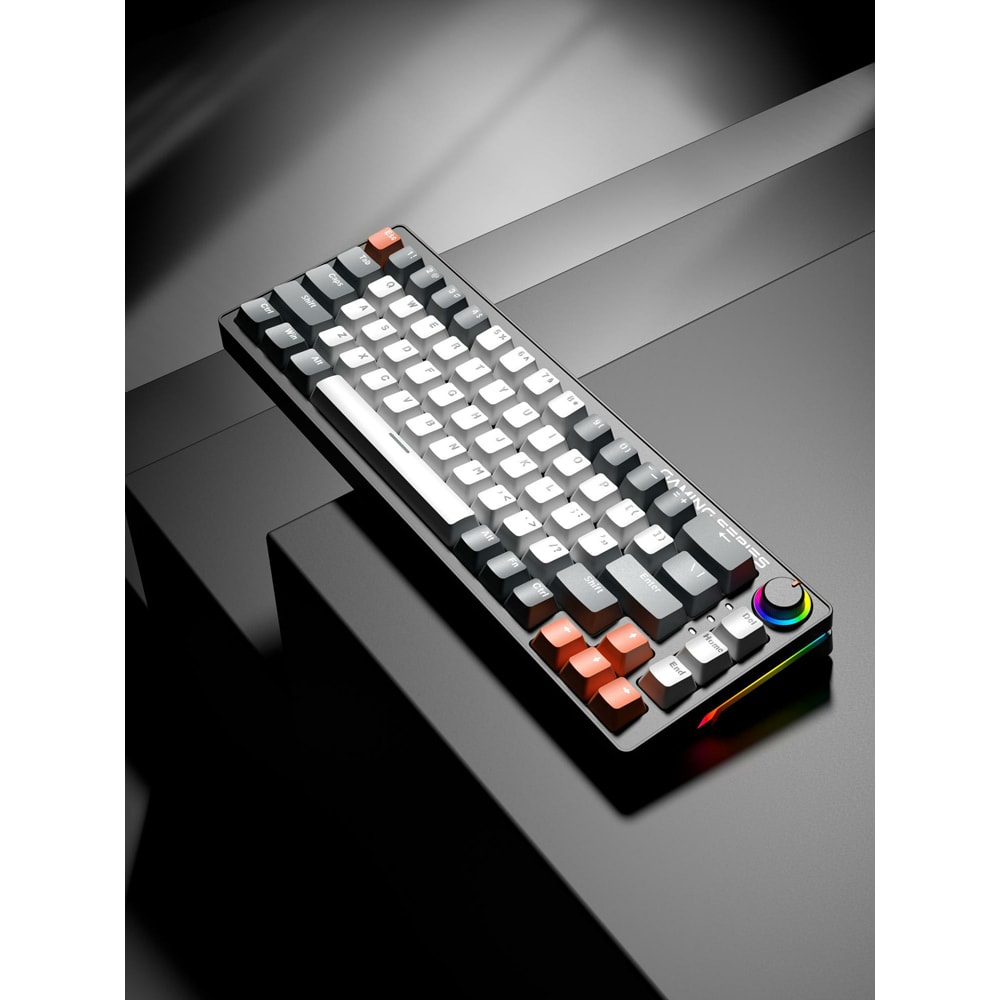 Tastatura Gaming Wireless mecanica MYRIA MG7530, Bluetooth, USB, Layout US, negru
