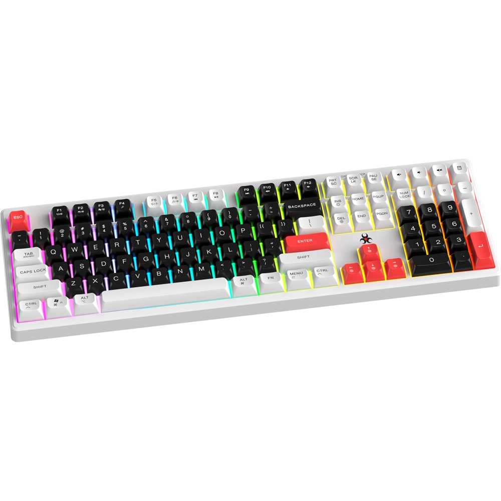 Tastatura Gaming Wireless MYRIA MY7533, USB, Layout US, multicolor