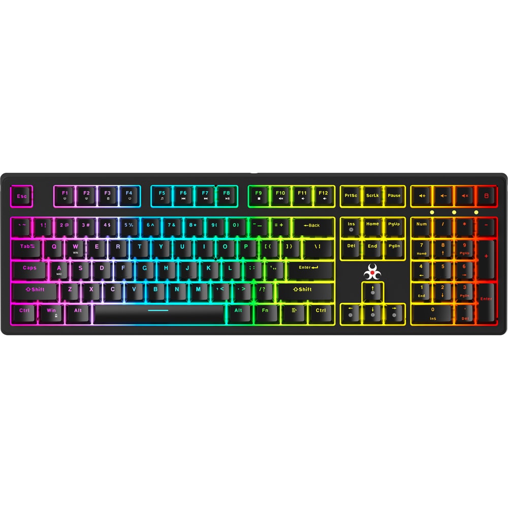 Tastatura Gaming mecanica MYRIA MY7534, USB, Layout US, negru