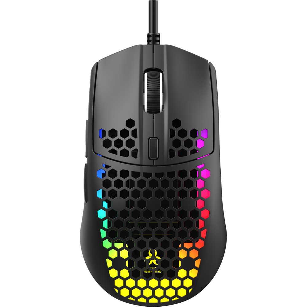 Mouse Gaming MYRIA MG7547, 12800 dpi, negru