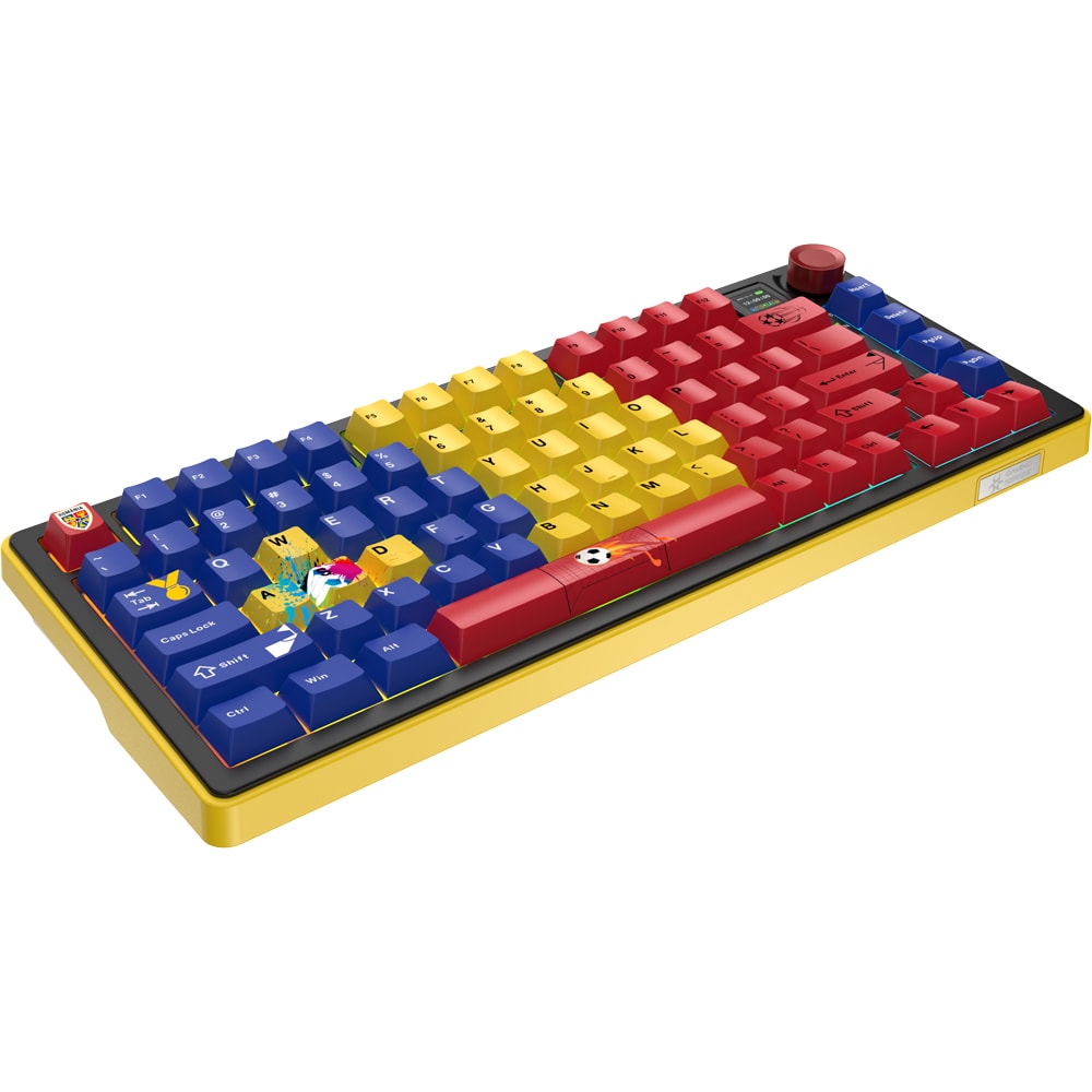 Tastatura Gaming Wireless mecanica MYRIA MG7550FRF. Bluetooth, USB, Layout US, multicolor