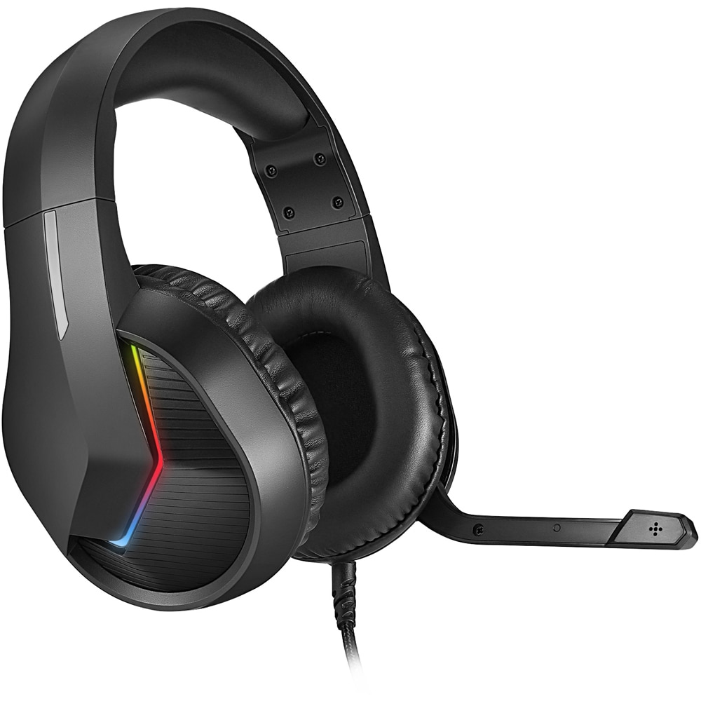 Casti Gaming MYRIA MG7814, USB, 3.5mm, negru