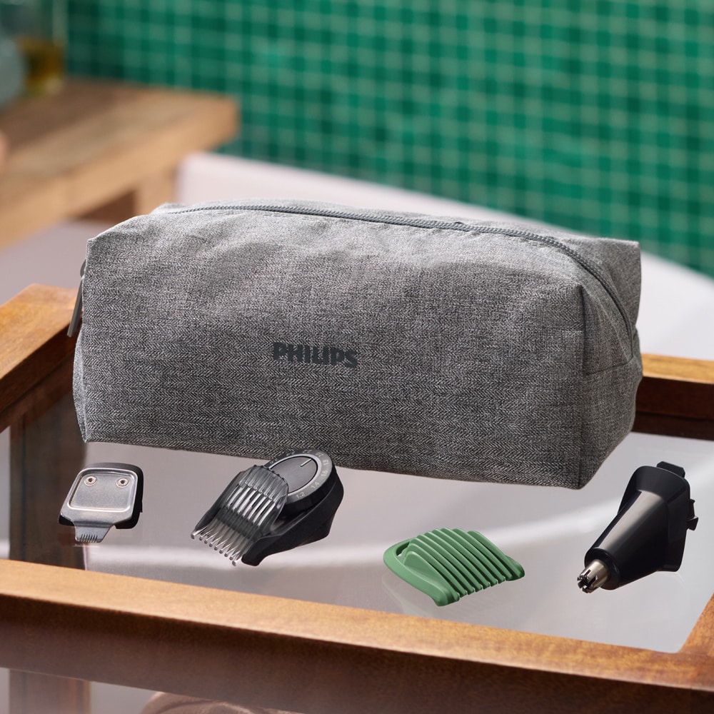 Aparat de tuns multifunctional 17 in 1 PHILIPS Series 7000 MG7961/15, acumulator, autonomie 120 min, gri